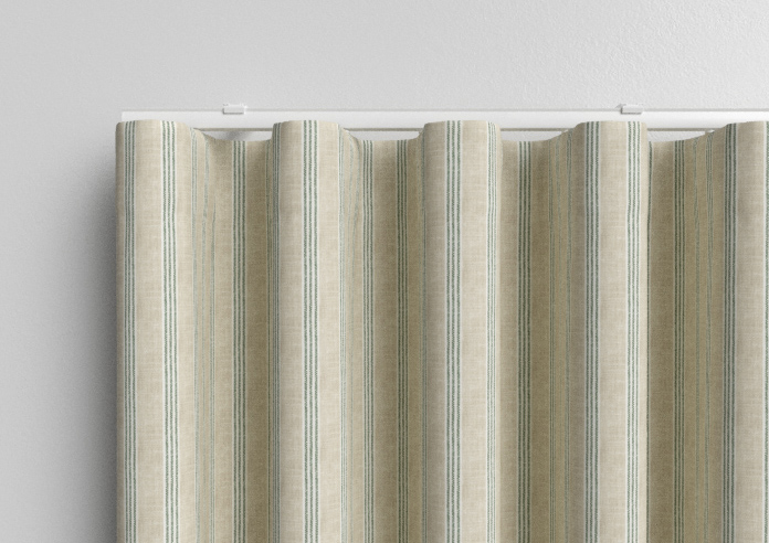 Emily Bond George Stripe Print, Fern - Made to Measure Curtains - Image 13
